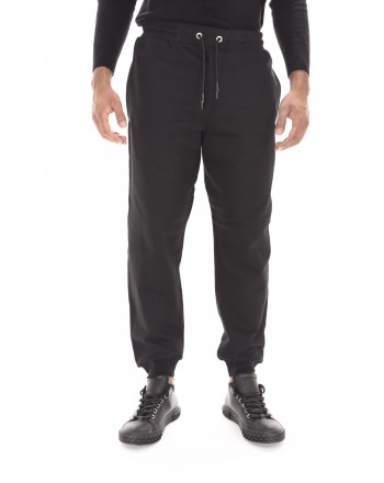 MCQ BY ALEXANDER MCQUEEN - Cotton trousers with Logo - Darkest Black