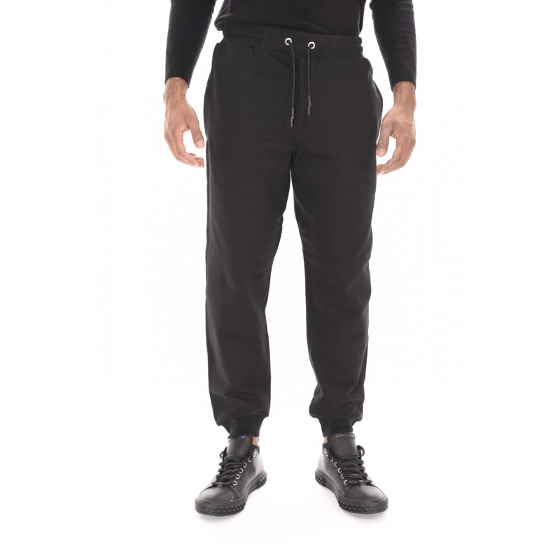 MCQ BY ALEXANDER MCQUEEN - Cotton trousers with Logo - Darkest Black
