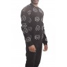 MCQ BY ALEXANDER MCQUEEN - PIXEL Monster cotton shirt - Darkest Black