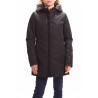 FAY - Tech Fabric Hood Coat - Black