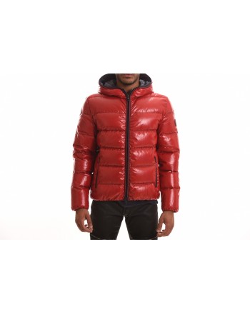 FAY - Quilted down jacket with hood - Red