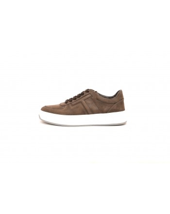 TOD'S - Leather sneakers - Brown
