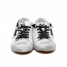 2 STAR - Sneakers glitter in pelle - Bianco/Nero