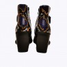 MADDEN GIRL - Texan Boots with Reptile Print - Blue Multisnake