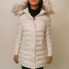 FREEDOMDAY - Fur Hood Jacket NEW POLARS - White
