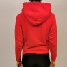 POLO RALPH LAUREN - Cotton Hood Sweatshirt with Front Logo - Rosso