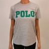 POLO RALPH LAUREN - POLO print cotton t-shirt - Grey