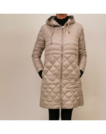MAX MARA THE CUBE - Quilted down jacket with hood - Silver