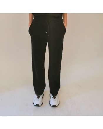 MCQ BY ALEXANDER MCQUEEN - Cotton trousers With Logo - Darkest Black