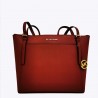 MICHAEL BY MICHAEL KORS - VOYAGER leather tote bag - Brandy