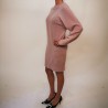BLUMARINE - Mohair Rhinestones Dress  - Vintage Rose