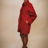 RED VALENTINO - Cappotto in Panno di Lana - Deep Red
