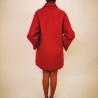 RED VALENTINO - Wool Cloth Coat - Deep Red