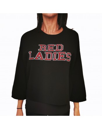 RED VALENTINO - Maglia in Lana Red Ladies - Nero