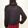 RED VALENTINO - Lace Detail Wool Knit - Black