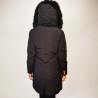 FREEDOMDAY - Fur Hood Jacket CHARA - Black