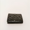 LOVE MOSCHINO - Metallic Logo Wallet - Black