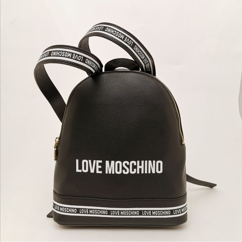 LOVE MOSCHINO Faux leather backpack Black [Woman] Elsa Boutique