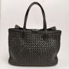 FALOR -  Pleited leather shopping bag