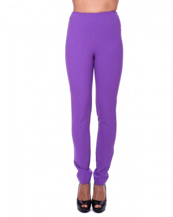 PINKO - Pantalone TAMIRI in crépe elasticizzato - Purple