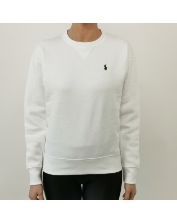 POLO RALPH LAUREN - Cotton sweater with logo - White