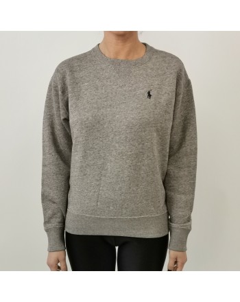 POLO RALPH LAUREN - Cotton sweater with logo - Grey