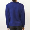 POLO RALPH LAUREN - Silk shirt with slits - Blue royal