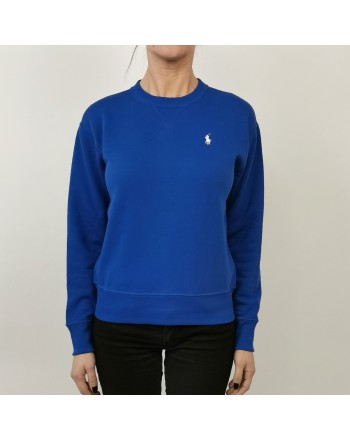 POLO RALPH LAUREN - Cotton Sweatshirt with Logo - Heritage Blue