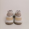 TOD'S - Sneakers in Pelle con T in Suede - Bianco