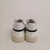 TOD'S - Leather Sneakers with Side T - White/Black