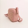 LOVE MOSCHINO -  Shoulder bag with studs - powder color