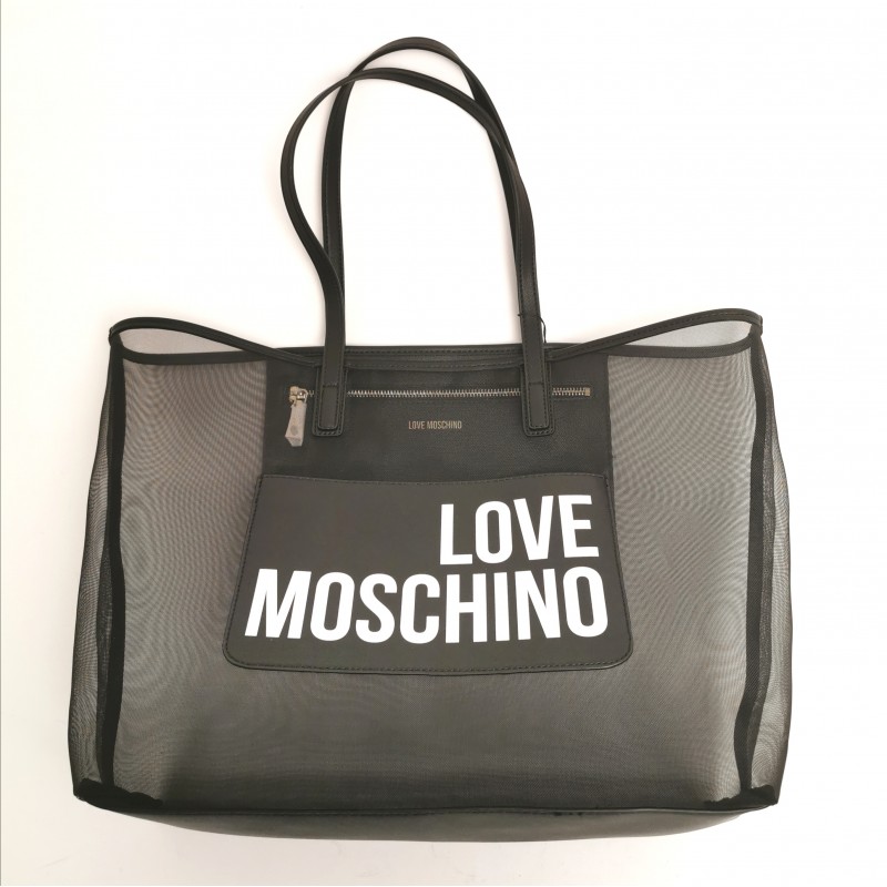 LOVE MOSCHINO - Mesh bag - Black