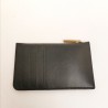 TOD'S - Leather Card Holder with coin Pocket - Black