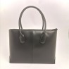 TOD'S - Leather Shopping medium Bag  - Black