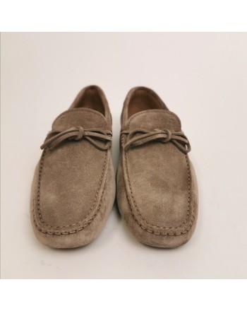 TOD'S - Suede New Laccetto Loafers - Peat