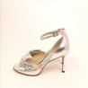 JIMMY CHOO -  Jewel sandal - Silver