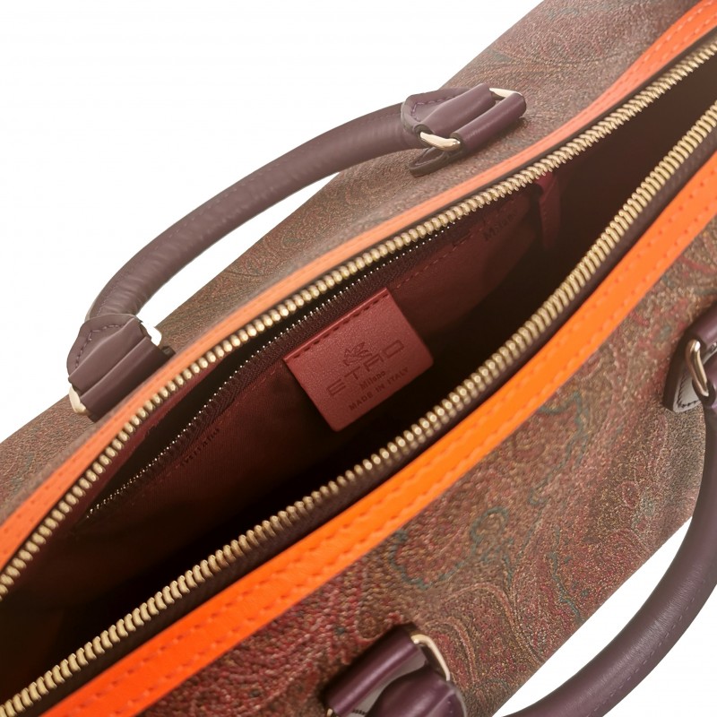 ETRO - Leather Duffel Bag - Paisley