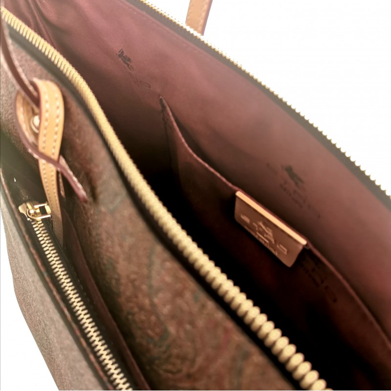 ETRO - Leather Shopping Bag