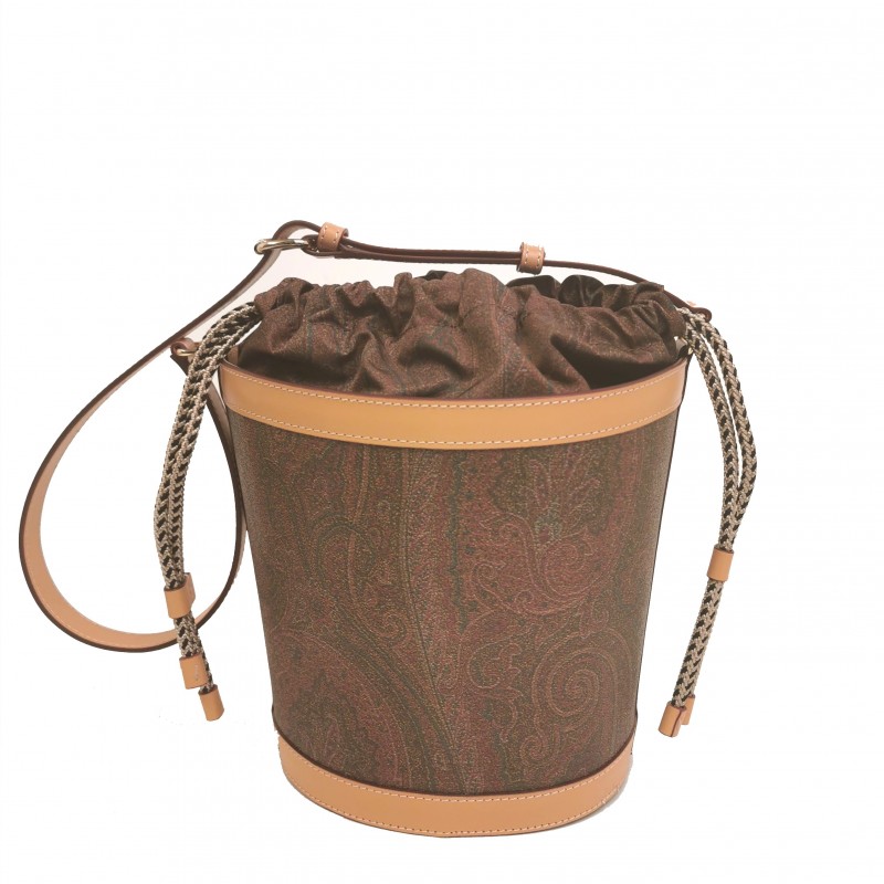ETRO - Leather Satchel Bag - Paisley