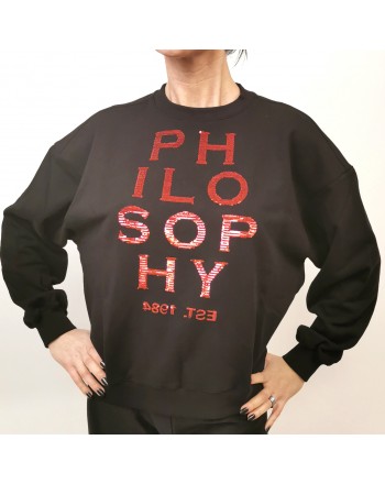 PHILOSOPHY di LORENZO SERAFINI -  Logo Sweatshirt - Black