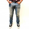 FRANKIE MORELLO - Jeans EINSTEIN 5 Tasche con Strappi - Denim