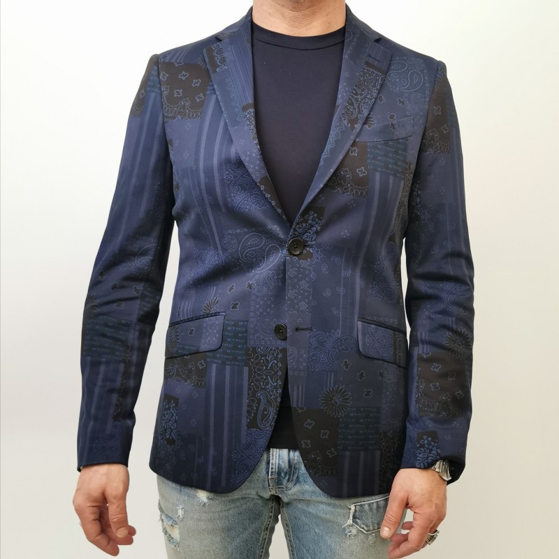 ETRO - Giacca in Jersey a Stampa Paisley - Jeans
