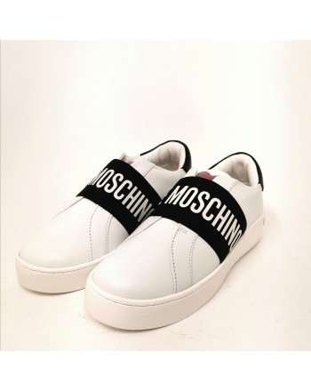 LOVE MOSCHINO - Sneakers con slip-on - Bianco/Nero
