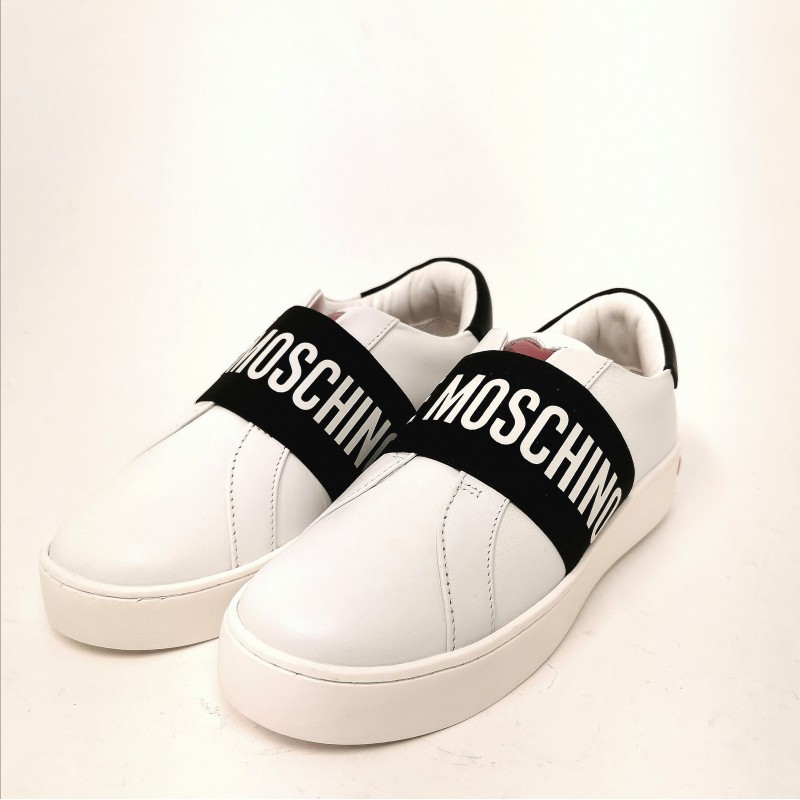 LOVE MOSCHINO - Slip- on  Sneakers  - White/Black