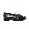 TOD'S - Croco styled Leather Loafers - Black