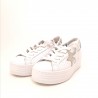 2 STAR - Platform Sneakers - White/Silver