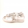 2 STAR - Sneakers in pelle effetto used - Bianco/Fucsia