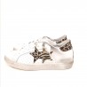 2 STAR - Sneakers effetto used - Bianco/Maculato Beige