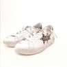 2 STAR - Sneakers effetto used - Bianco/Maculato Beige
