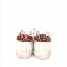 2 STAR - Animalier Detail Sneakers - White/Red Animalier